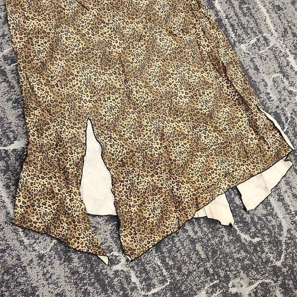 Magic Of The Moon Vintage Leopard Print Dress XL